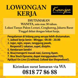 Karyawati outlet Makanan Ricebowl