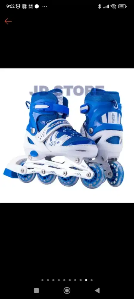 Sepatu roda anak 6-12 thn warna biru