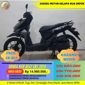 HONDA NEW BEAT CBS 2024 CASH/KREDIT DP MURAH SYARAT MUDAH