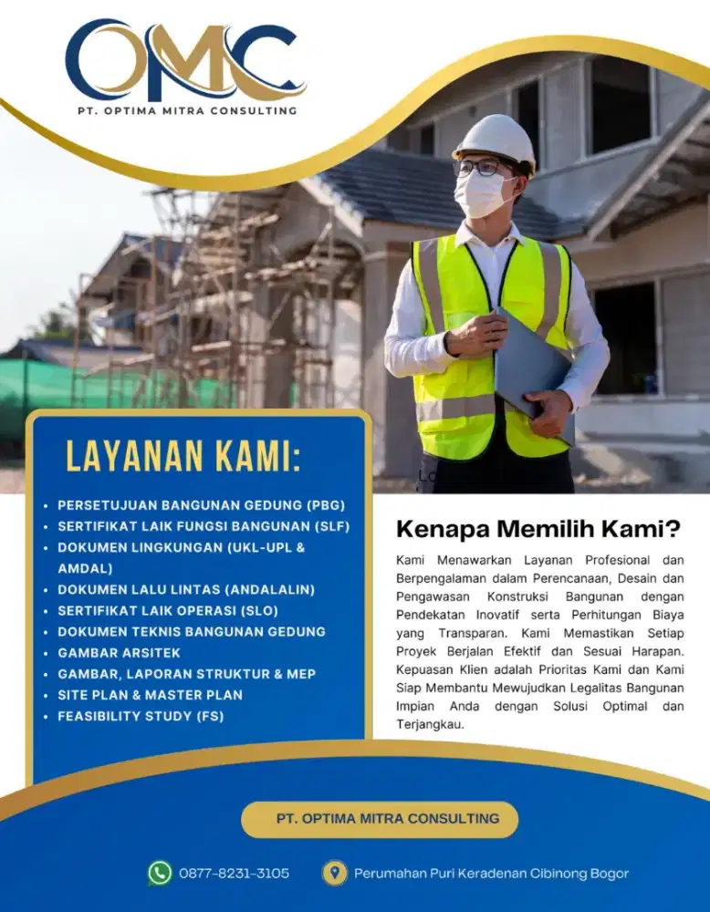 Konsultan Arsitek, PBG dan SLF