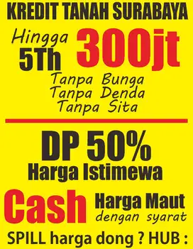 Tanah Kavling SHM Kemlaten Kebraon Surabaya Selatan