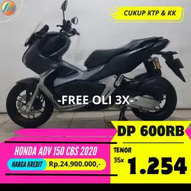 HONDA ADV 150 CBS 2020 KREDIT MURAH DP 600RIBU ANGSURAN TERJANGKAU