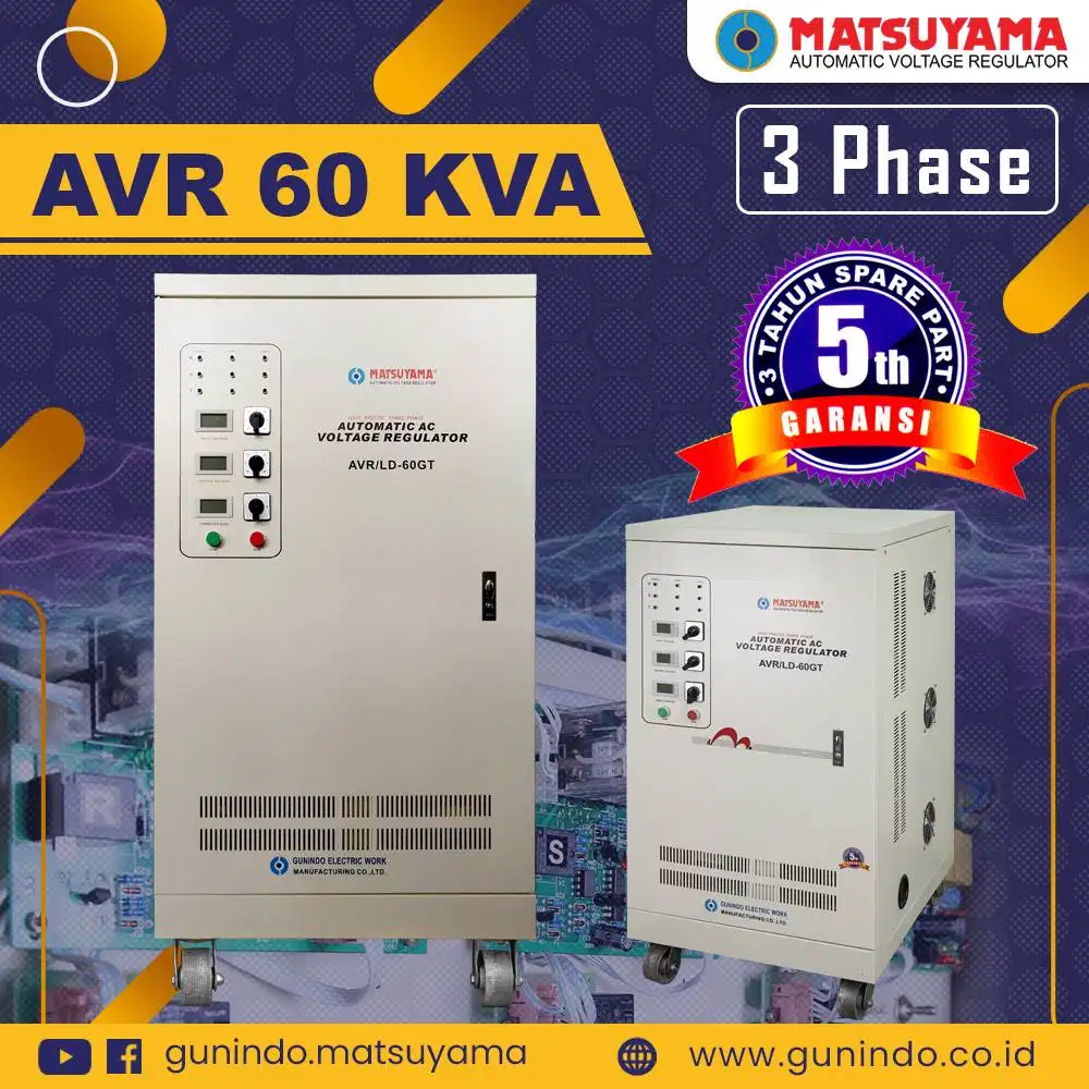 AVR MATSUYAMA 60 KVA GT 3 PHASE TYPE LD