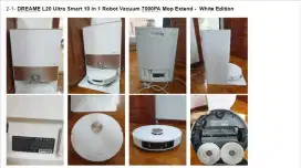 DREAME L20 Ultra Smart 10 in 1 Robot Vacuum 7000PA MOP extend