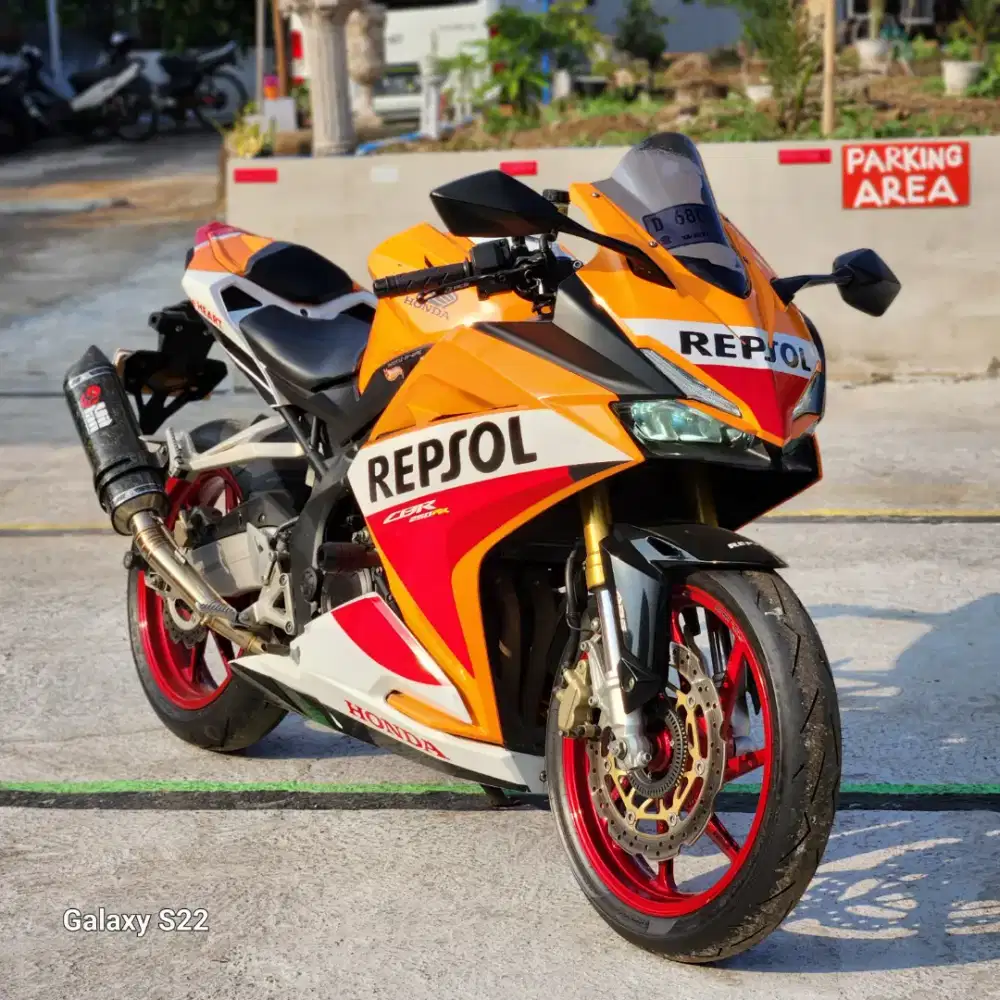 CBR 250RR ABS Repsol Edition 2017, Low Km, Full Modif, Pajak Panjang