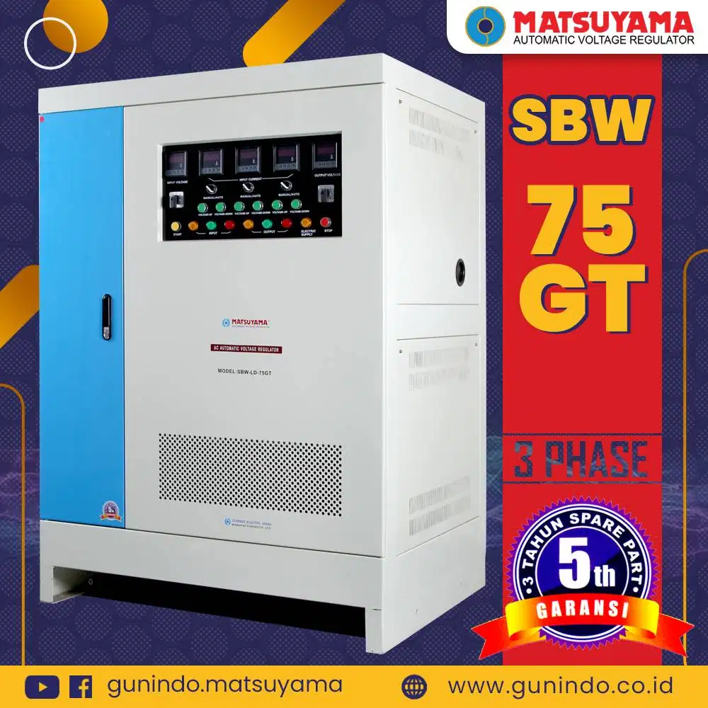 SBW MATSUYAMA 75 KVA GT 3 PHASE TYPE LD