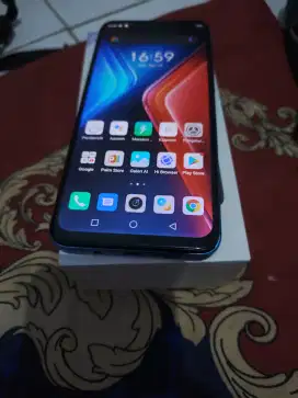 Infinix hot 11 64gb blue hape casan
