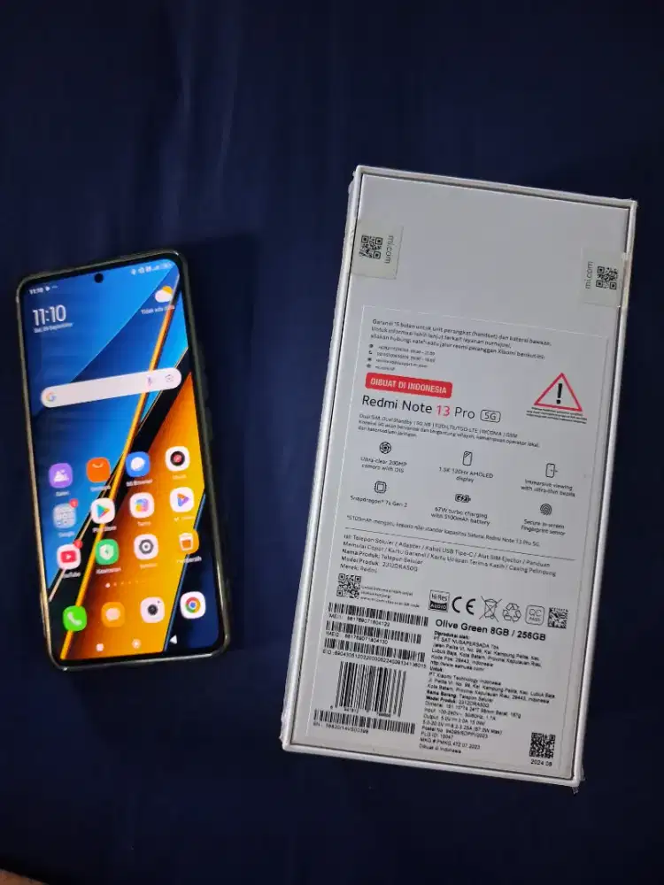 DIJUAL !!! REDMI NOTE 13 PRO 5G LENGKAP DOS DAN KITAB KITABNYA
