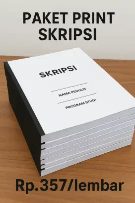 Paket Print Skripsi Murah – Hanya Rp.357/lembar