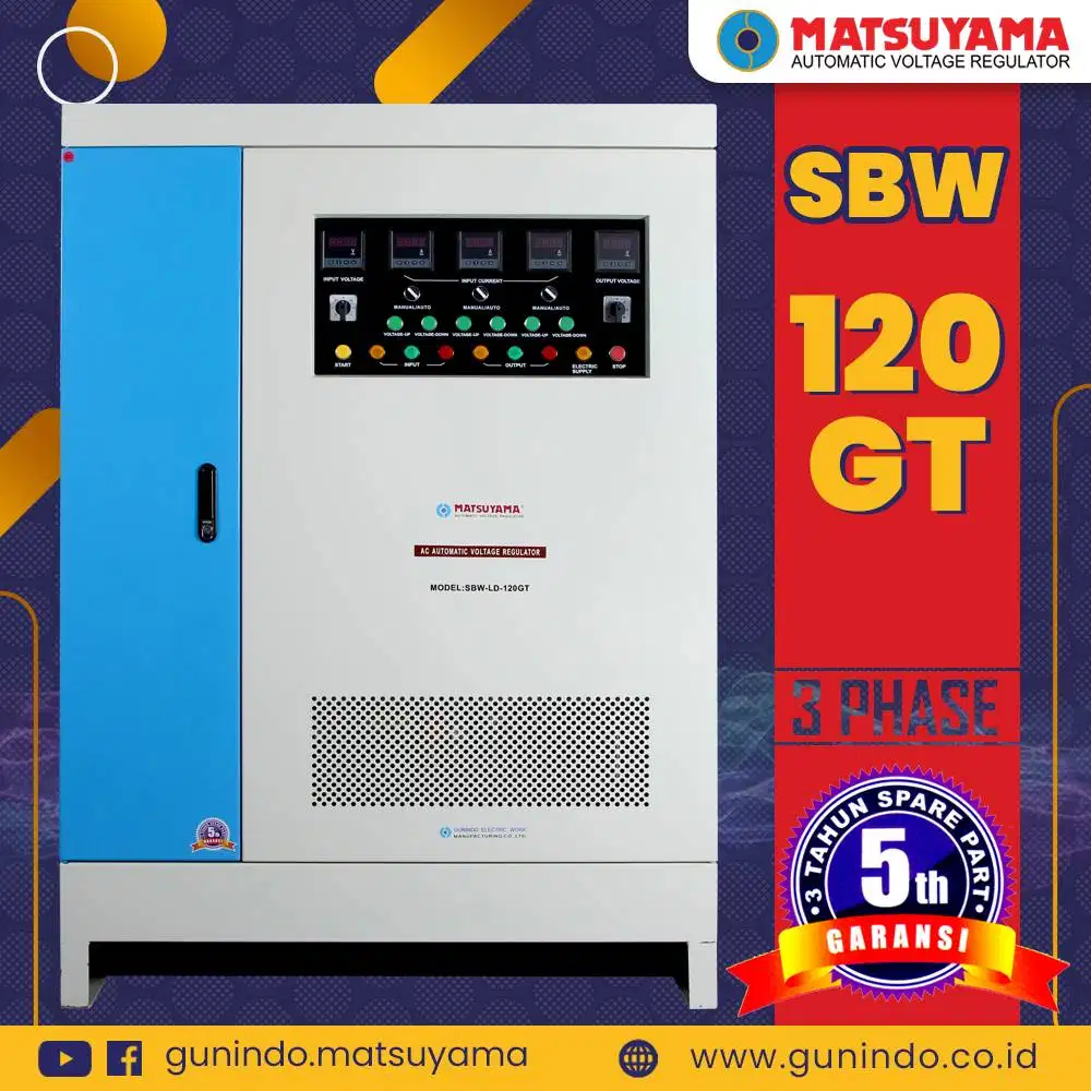 SBW MATSUYAMA 120 KVA GT 3 PHASE TYPE LD