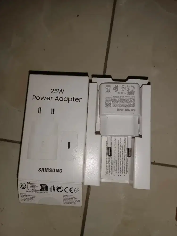 Adapter Charger 25W Fast Charging Samsung Original.