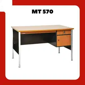 Promo meja kantor kaki besi sale terlaris termurah