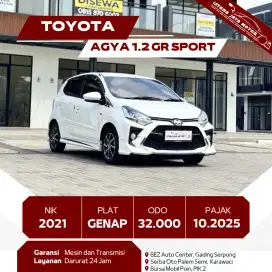 [TDP 5JT] TOYOTA AGYA 1.2 GR SPORT MT 2021