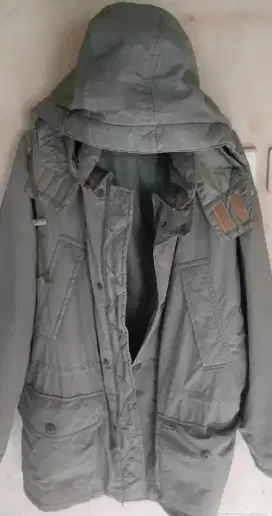 Jaket Vintage Villa Forest Parka Size L – Tebal, Army Style