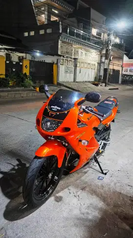 KAWASAKI NINJA RR OLD TAHUN 2008 FULL RESTORASI MODIFIKASI