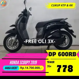 KREDIT DP 600RIBU HONDA SCOOPY 2019 ANGSURAN SANGAT RINGAN BERGARANSI