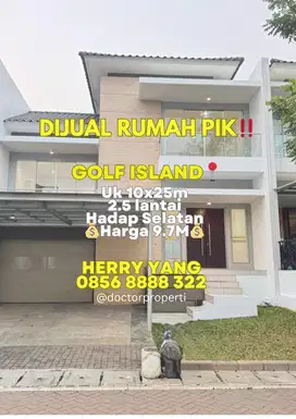 Rumah PIK Golf Island Brandnew Minimalis (10x25m)