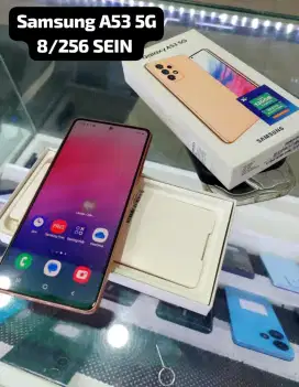 Samsung A53 5G 8/256 Awesome Peach Mulus Resmi Indonesia
