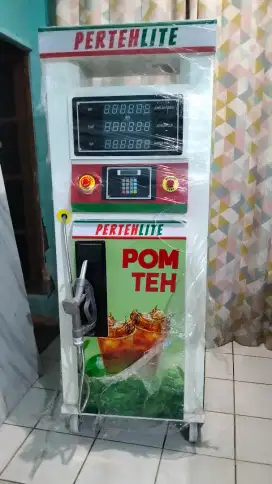 Gerobak atau booth es teh model pom mini fdgrade bisa untuk minyak dll