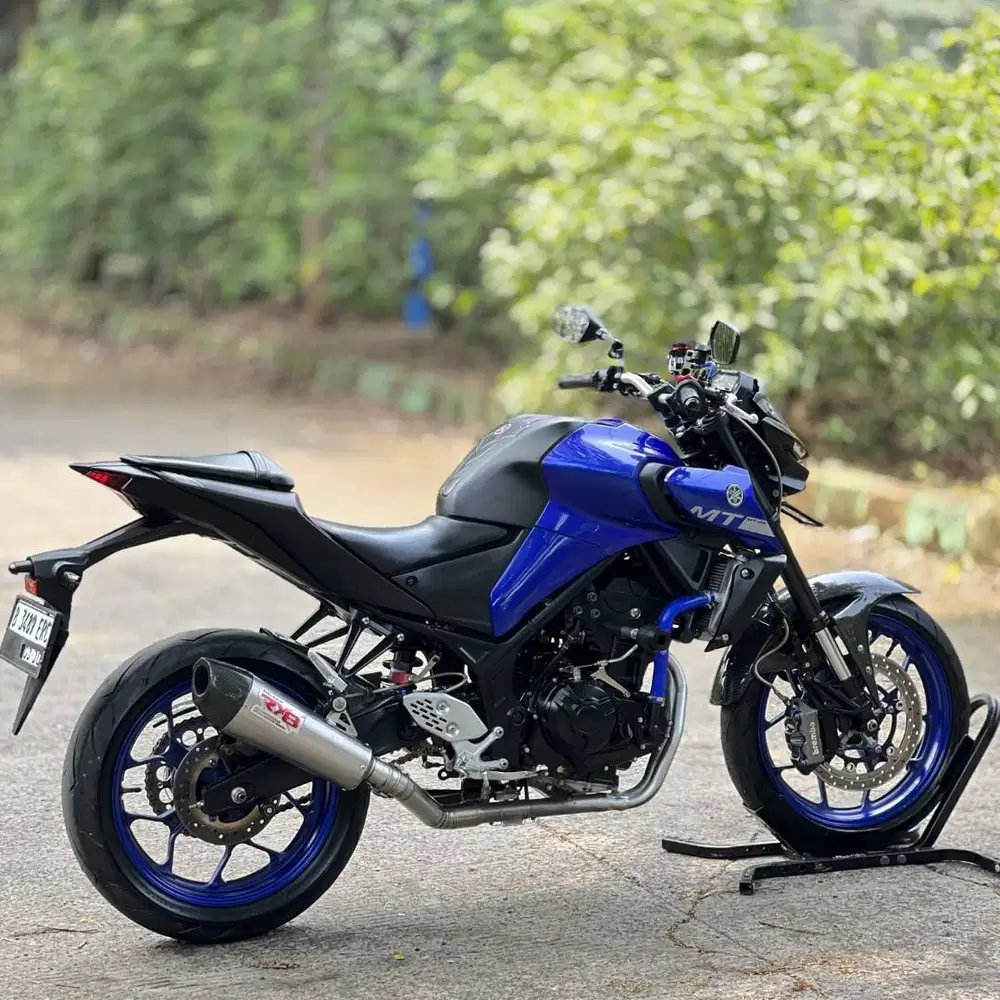 KM LOW! YAMAHA NEW MT25 BIRU 2019 PAJAK PANJANG SUPER GRES