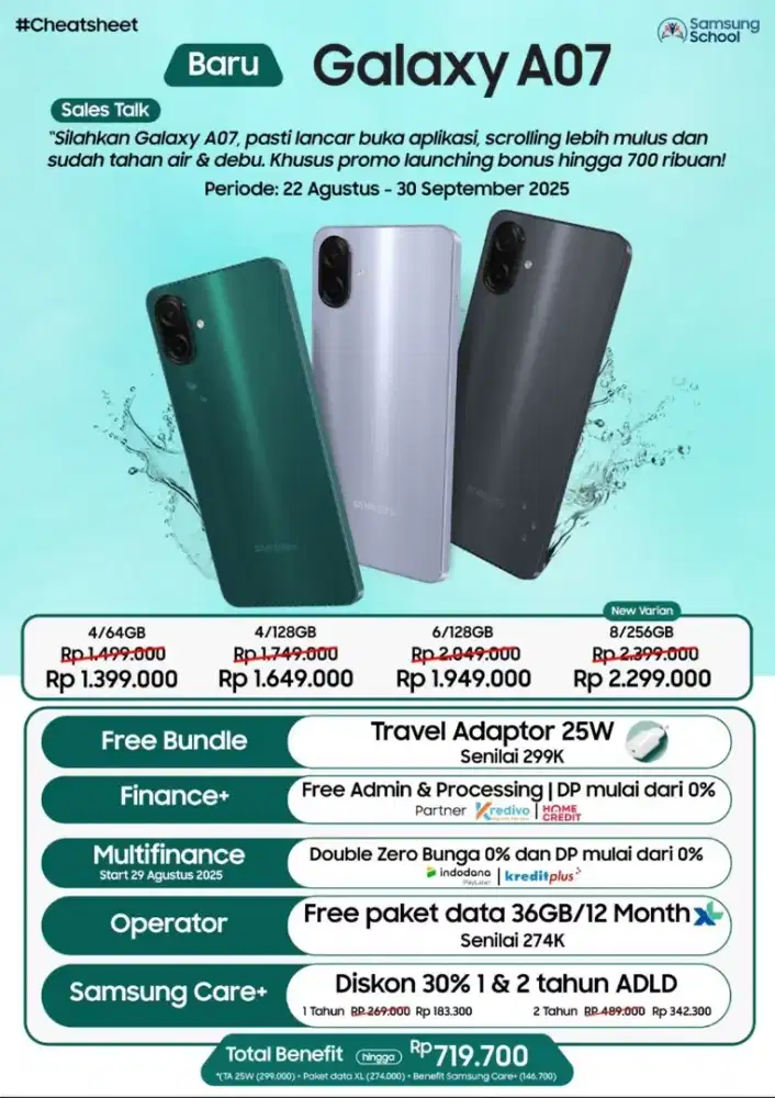 SAMSUNG GALAXY A SERIES HANYA 1JUTAAN SAJA