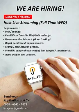 FULL TIME HOST LIVE STREAM