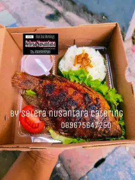 Nasi ikan Nila bakar