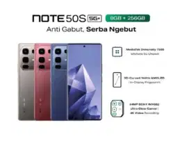 Murah new infinix Note 50s 8/256 5G grs resmi. Layar edge bagus bs tt