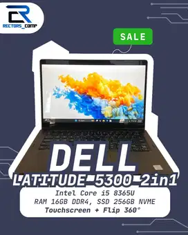 Ultrabook Dell Latitude 5300 2 in 1 - Intel core i5 8365U, Touchscreen