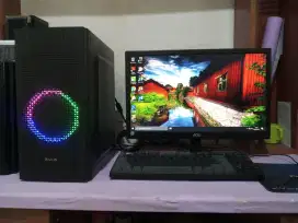 Pc intel core i5 fullset (ram 8gb + ssd 256gb + monitor 19inch)