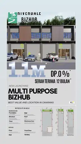 Ruko multiguna Riverdale Bizhub