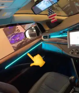 pasang lampu ambient light interior mobil sejadetabek