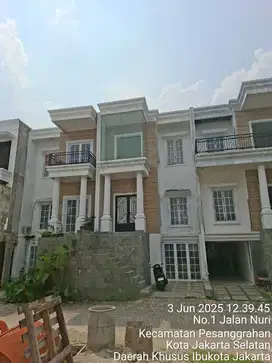 Rumah 2lt di Perum Royal Nuri Residence Bintaro Jakarta Selatan
