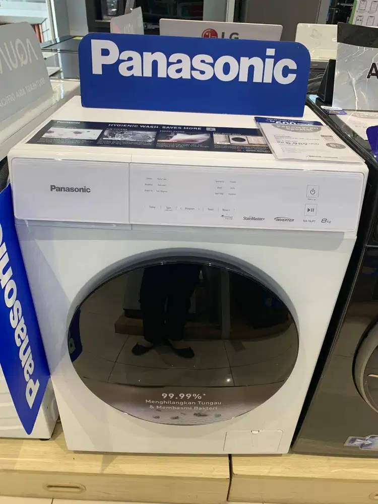 PANASONIC WASH MACH FL NA-16JFIWNE 8KG