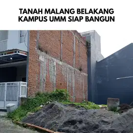 Tanah Siap Bangun Kosan Samping Kampus UMM Malang