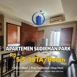 Apartment Sudirman Park, 1 BR , Furnished, Lokasi strategis