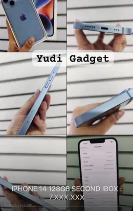 HP IPhone 14 128GB Second Like New (IBOX) #PakaiKredivo
