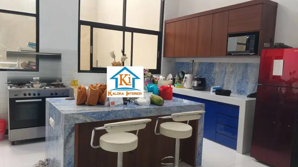Jasa Bikin Kitchen Set Minimalis Surabaya, Kaloka Interior
