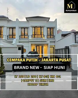 Rumah mewah design classic di Cempaka putih Jakarta pusat