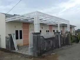 Kanopi minimalis atap seng sepandek