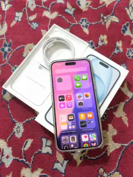 Iphone 15 plus 128gb ibox baru sebulan garansi panjang 13 14 16
