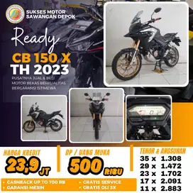 HONDA CB 150 X TAHUN 2023 UNIT MULUS BISA CASH KREDIT BERGARANSI