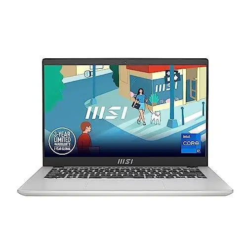 MSI Modern 14 I7 1355U 16GB 512GB Win 11 +Office 14.0 FHD IPS