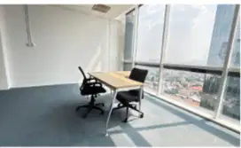 SEWA KANTOR DI JAKARTA SELATAN TB SIMATUPANG 240M2 FURNISHED 230K NEGO