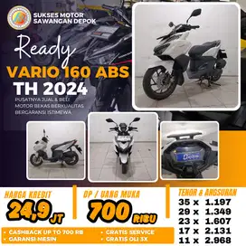 DP 700 CASH KREDIT HONDA NEW VARIO 160 ABS TH 2024 MULUS BERGARANSI