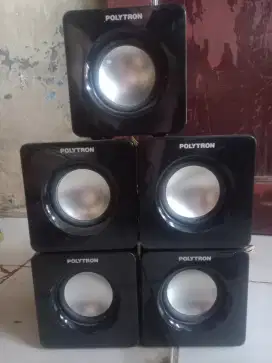 Speaker center merek polytron ada 5 normal