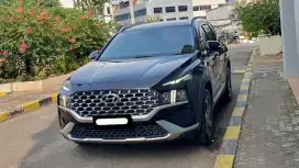 Km23rb hyundai santafe santa fe signature diesel 2021 hitam sunroof