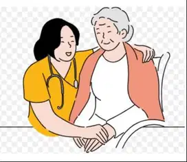 merawat orang tua wanita usia 79 thn