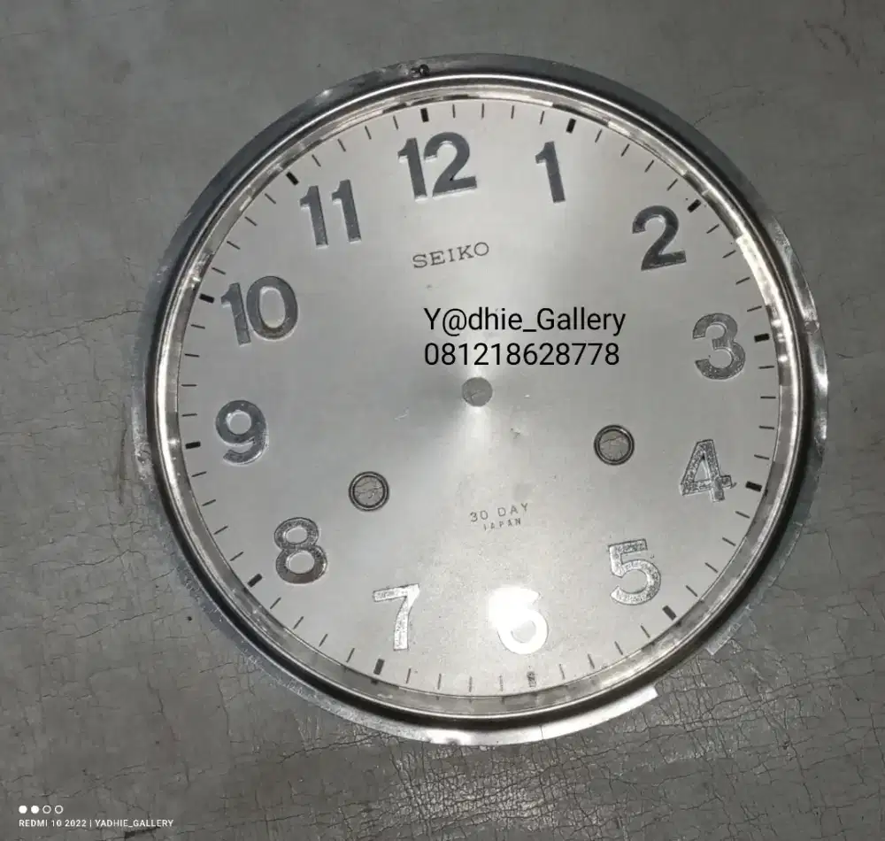 Dial plat angka jam dinding saiko
