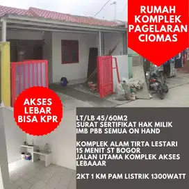 Rumah Komplek Alam Tirta Lestari Pagelaran Ciomas Dekat Jalan Utama